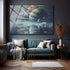 Cosmic Reflection acrylic wall art by 5th Color featuring a dreamy planet landscape panel with vibrant, reflective acrylic finish.